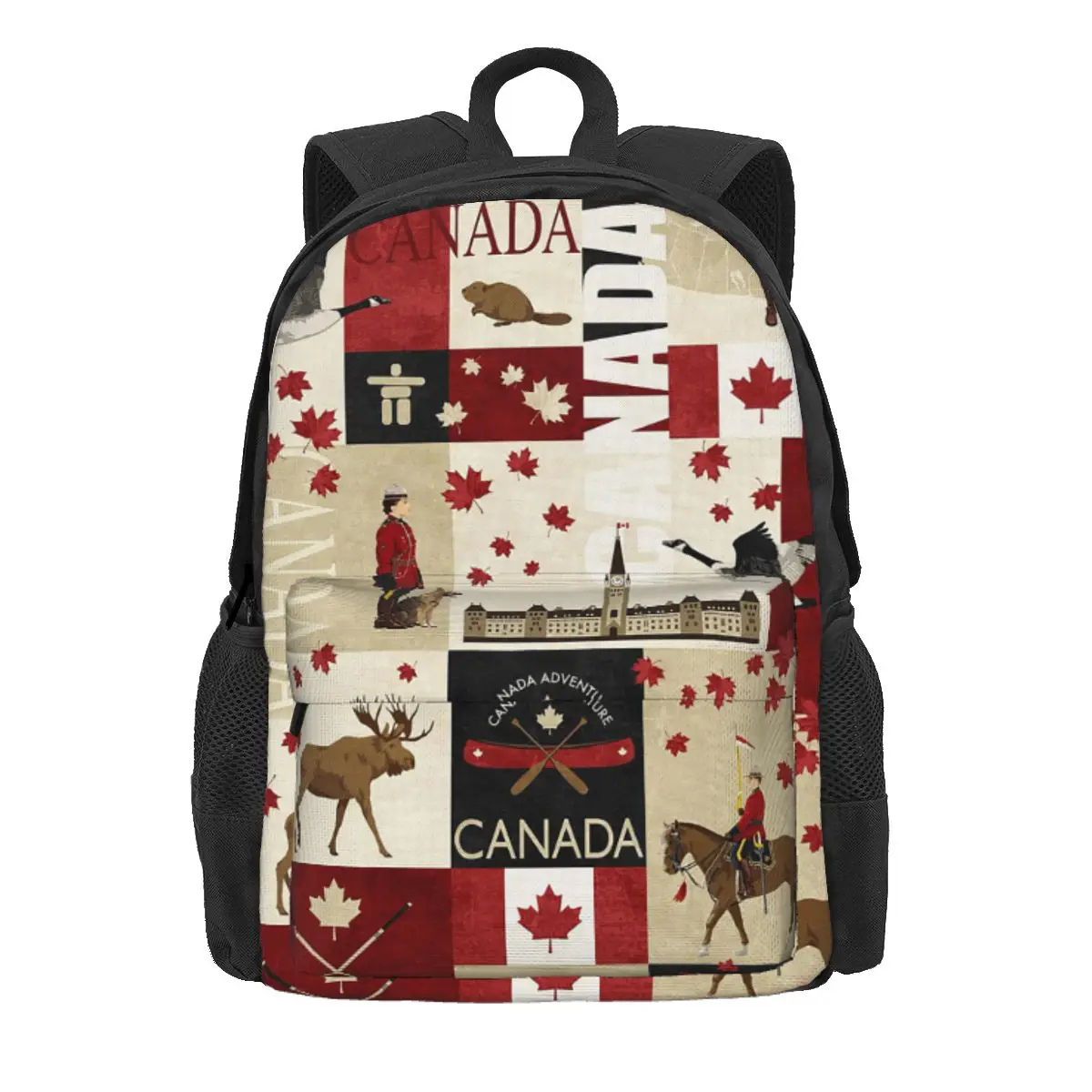 Canada Flag National Culture Backpack Daypack Large Capacity Boys Girls BookBag School Bag Shoulder Bags for Men Women
Canada Flag National Culture Backpack Daypack Large Capacity Boys Girls BookBag School Bag Shoulder Bags for Men Women
