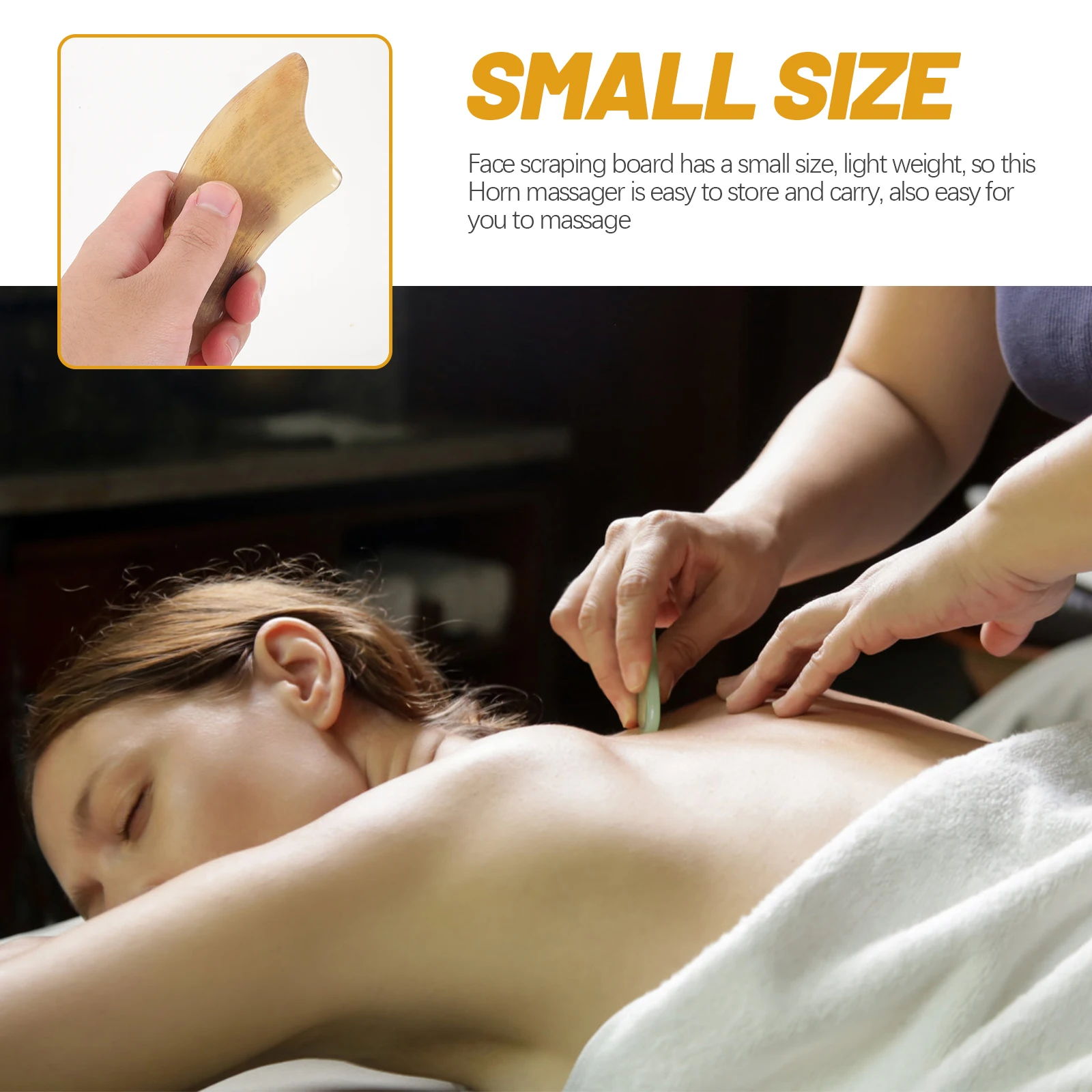 Horn Scraping Board Face Massage Tool Body Scraper Muscle Stimulating Circulation Promoting Smooth Comfortable
Horn Scraping Board Face Massage Tool Body Scraper Muscle Stimulating Circulation Promoting Smooth Comfortable