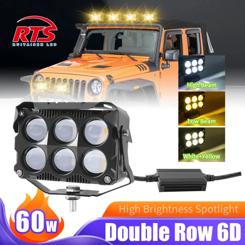 1/2 шт. вспомогательный мотоциклетный прожектор с 6 линзами, рабочий противотуманный фонарь, 60 Вт, фара проектора, дополнительная электрическая точечная лампа для вождения
1/2 шт. вспомогательный мотоциклетный прожектор с 6 линзами, рабочий противотуманный фонарь, 60 Вт, фара проектора, дополнительная электрическая точечная лампа для вождения