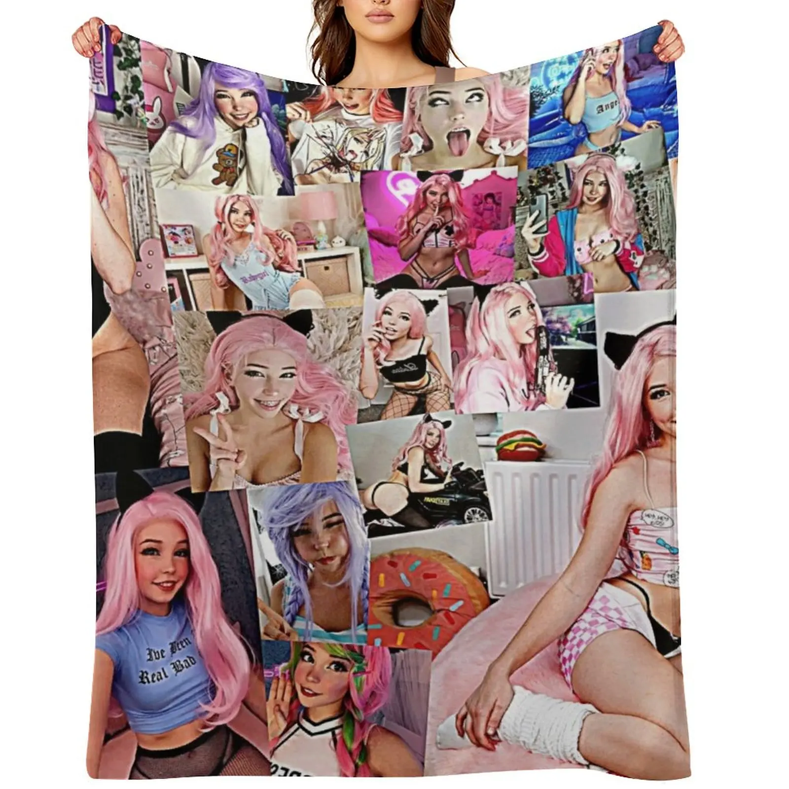 belle delphine Throw Blanket Decorative Sofa blankets ands Heavy Custom Blankets
belle delphine Throw Blanket Decorative Sofa blankets ands Heavy Custom Blankets