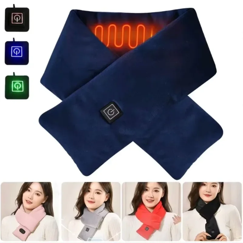 USB Women Men Heating Scarf Temperature Scarf 3 Gears Wrap Fleece Washable Electric Neck Warmer Not Inclound Battery for Camping
USB Women Men Heating Scarf Temperature Scarf 3 Gears Wrap Fleece Washable Electric Neck Warmer Not Inclound Battery for Camping