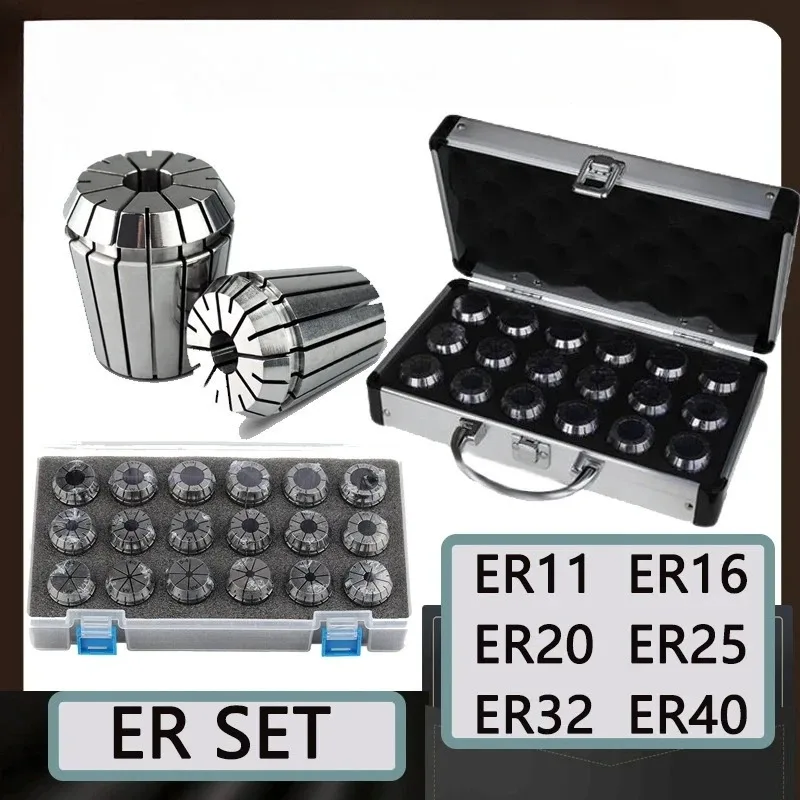 ER11 ER16 ER20 ER25 ER32 ER40 set A AA ER spring collet 0.015mm 0.008mm CNC milling machine tool holder engraving machine
ER11 ER16 ER20 ER25 ER32 ER40 set A AA ER spring collet 0.015mm 0.008mm CNC milling machine tool holder engraving machine