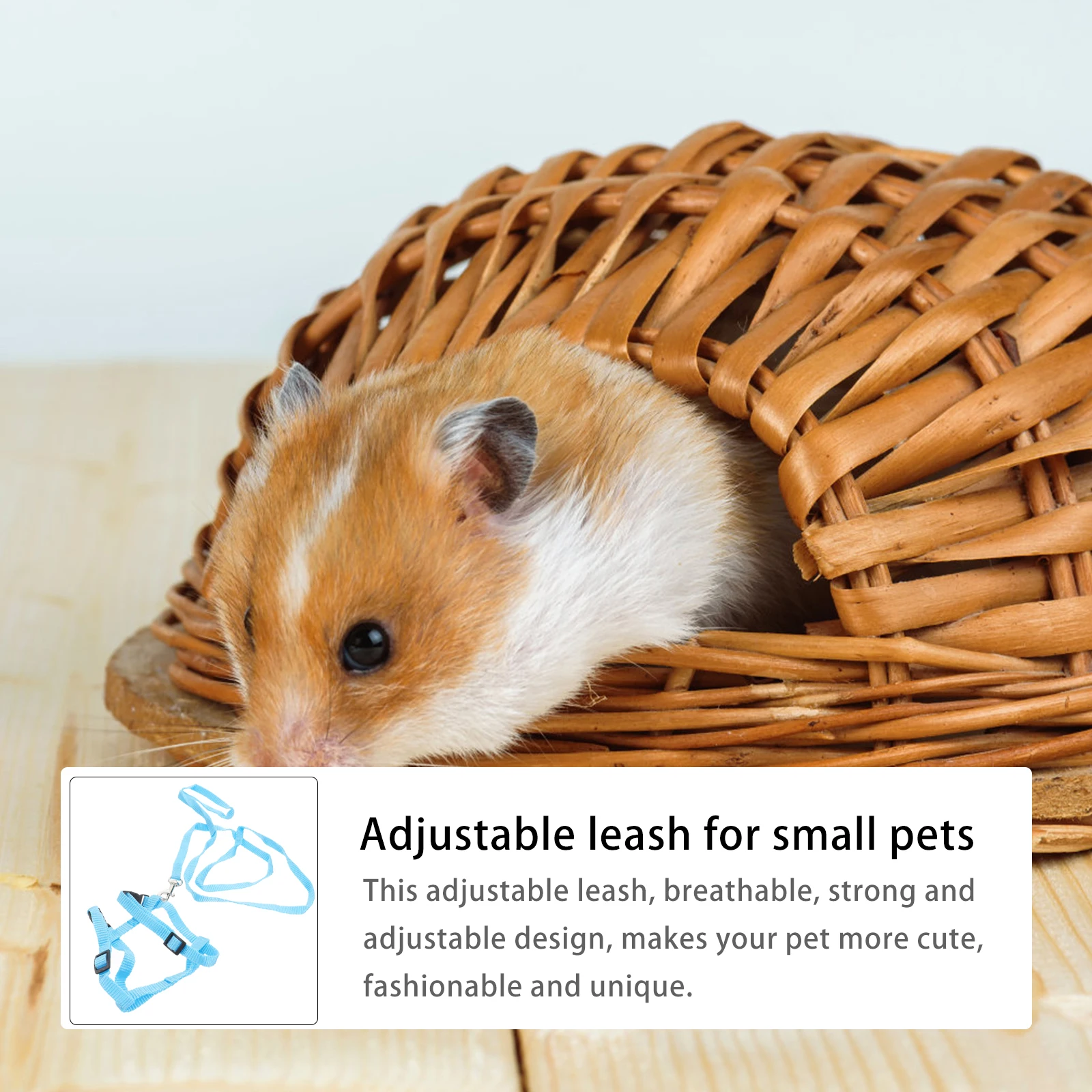 Rabbit Traction Strap Lightweight Nylon Pet Harness Adjustable Small Animal Supplies Walking Rope Pet Accessories Rabbit Collar
Rabbit Traction Strap Lightweight Nylon Pet Harness Adjustable Small Animal Supplies Walking Rope Pet Accessories Rabbit Collar