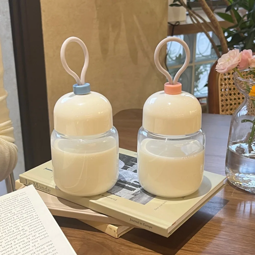 Portable Sealed Soy Milk Coffee Mug With Lifting Rope Leak-proof Mini Water Cup Cute Small Glass Water Bottle Gift
Portable Sealed Soy Milk Coffee Mug With Lifting Rope Leak-proof Mini Water Cup Cute Small Glass Water Bottle Gift