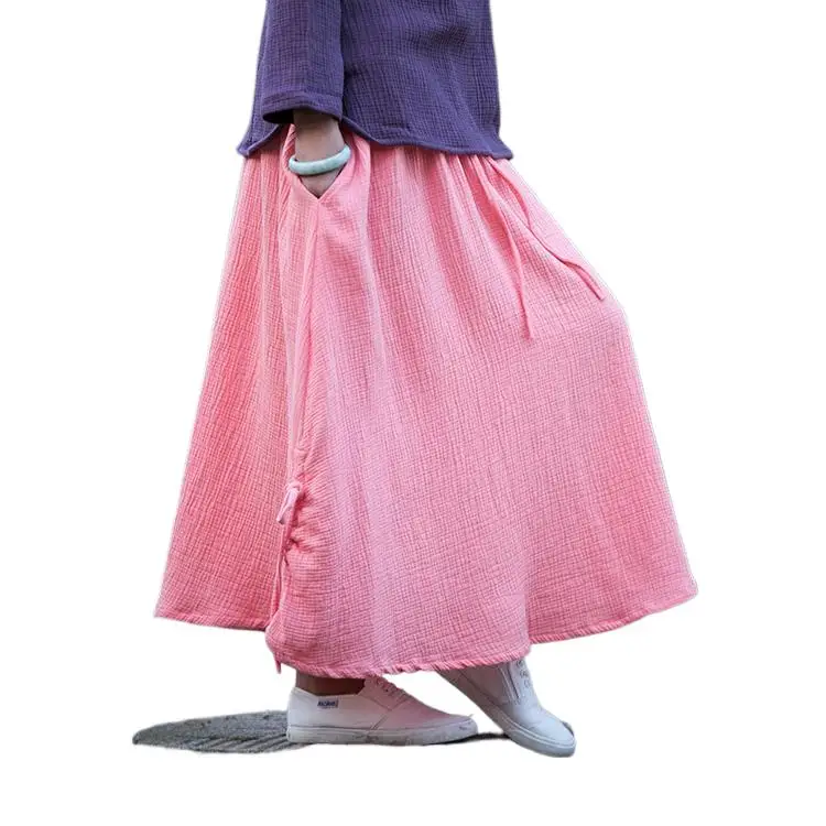 2024 Spring Summer women Comfortable and soft cotton linen skirts,Elegant Ladies Slim Elastic Waist Skirt vintage skirt
2024 Spring Summer women Comfortable and soft cotton linen skirts,Elegant Ladies Slim Elastic Waist Skirt vintage skirt