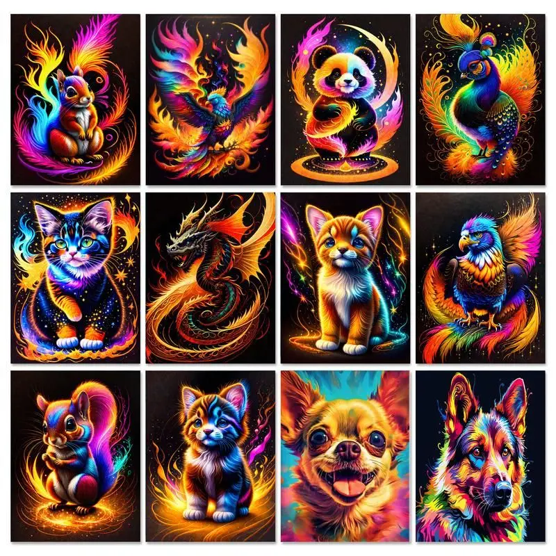 GATYZTORY DIY Picture Painting By Numbers For Adults Kit Colorful Animal Picture 60x75cm Oil Painting Diy Gift Home Wall Decor
GATYZTORY DIY Picture Painting By Numbers For Adults Kit Colorful Animal Picture 60x75cm Oil Painting Diy Gift Home Wall Decor