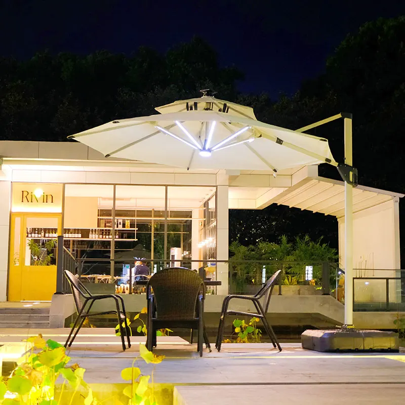 Modern 3m Radii Outdoor Patio Sun-Resistant Umbrella With Base For Hotels Villas Courtyards Parks And Beaches
Modern 3m Radii Outdoor Patio Sun-Resistant Umbrella With Base For Hotels Villas Courtyards Parks And Beaches