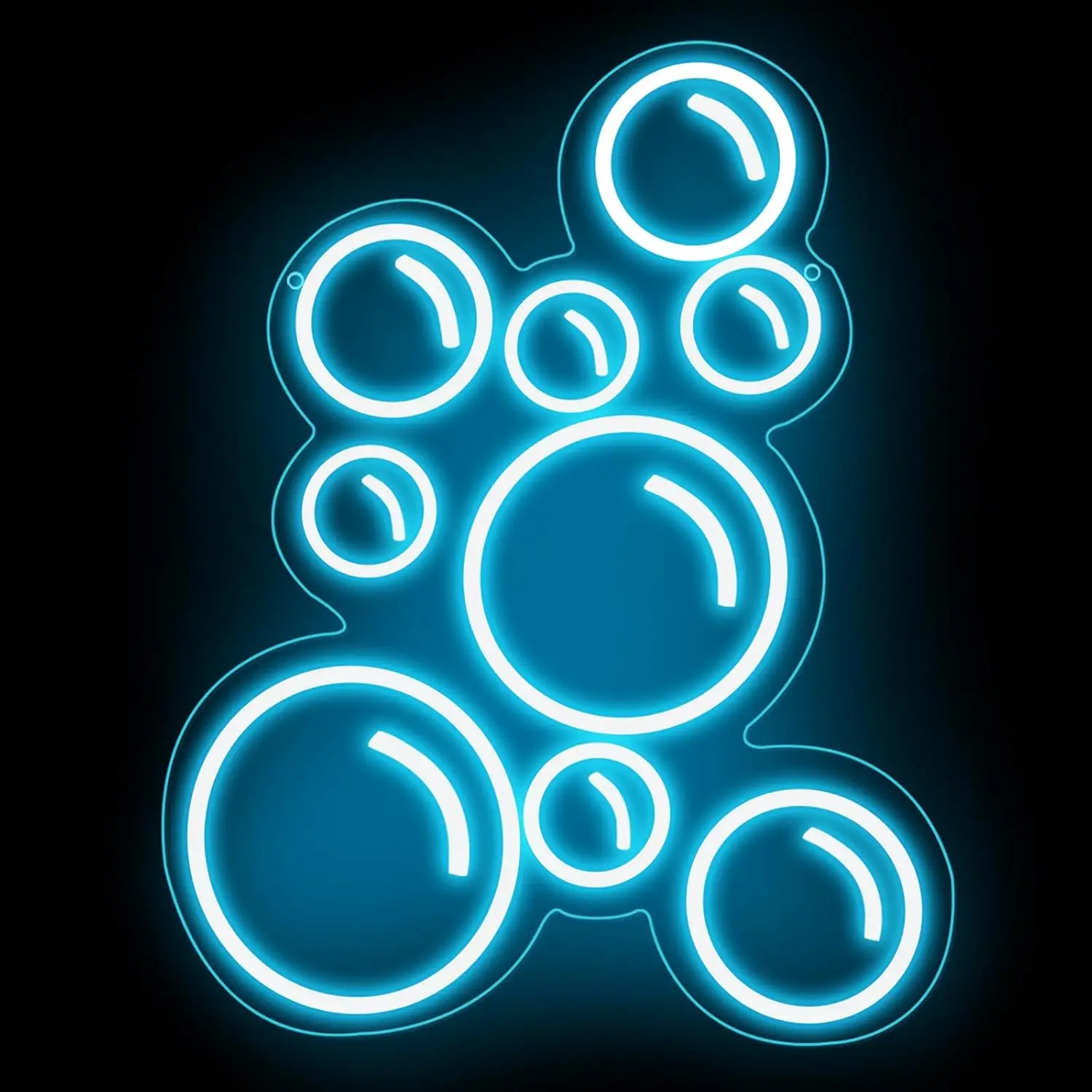 Bubble Neon Light Sign USB Dimmable LED Neon Sign Wall Decoration for Bedroom Livingroom Natatorium Birthday Party Gifts
Bubble Neon Light Sign USB Dimmable LED Neon Sign Wall Decoration for Bedroom Livingroom Natatorium Birthday Party Gifts