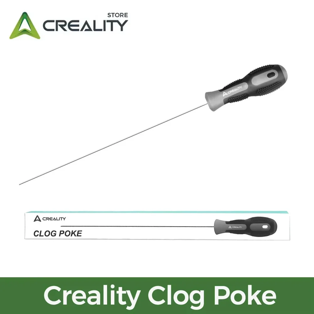 Запчасти для 3d-принтера Creality Clog Poke, мягкая резиновая ручка, удлиненный дизайн, чистящий стержень для Hotend, инструмент для ремонта 3D-принтеров, оригинал 
Запчасти для 3d-принтера Creality Clog Poke, мягкая резиновая ручка, удлиненный дизайн, чистящий стержень для Hotend, инструмент для ремонта 3D-принтеров, оригинал