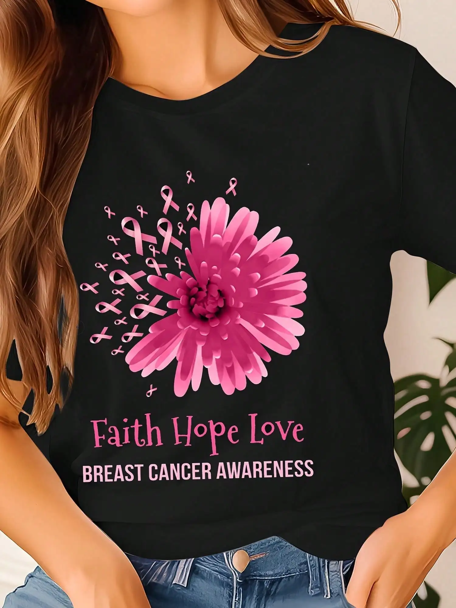 Strong Than Cancer Women T Shirt Casual Crew Neck Short Sleeve Top, Breast Cancer Awareness Shirt Pink Ribbon Inspiration
Strong Than Cancer Women T Shirt Casual Crew Neck Short Sleeve Top, Breast Cancer Awareness Shirt Pink Ribbon Inspiration