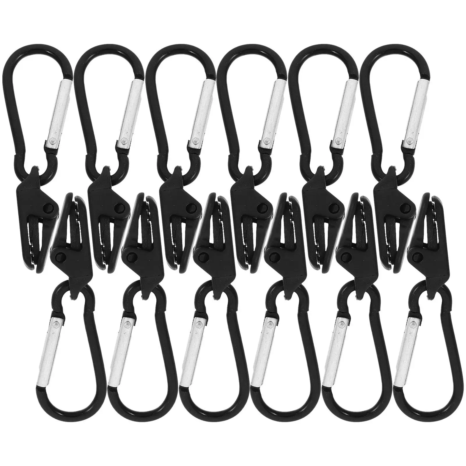 12 Pcs Windproof Tent Clips Heavy Duty Duckbilled Tarp Secure Clamps Camping Hardware Black Buckle Anti Tear Plastic
12 Pcs Windproof Tent Clips Heavy Duty Duckbilled Tarp Secure Clamps Camping Hardware Black Buckle Anti Tear Plastic
