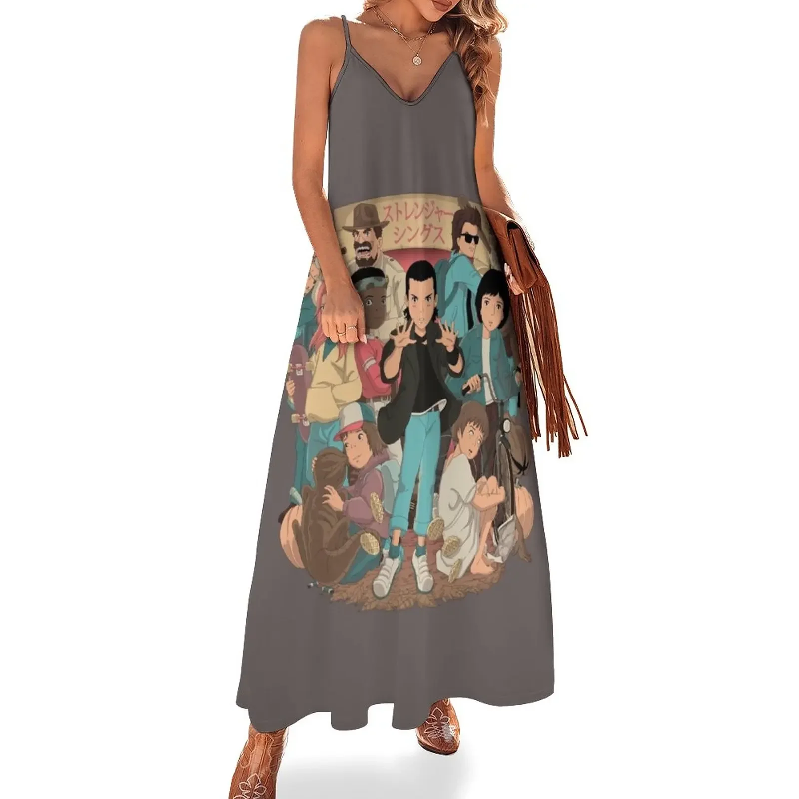 Stranger Anime 2 Sleeveless Dress Women's long dress dress women elegant luxury luxury evening dresses 2025 Long dresses
Stranger Anime 2 Sleeveless Dress Women's long dress dress women elegant luxury luxury evening dresses 2025 Long dresses