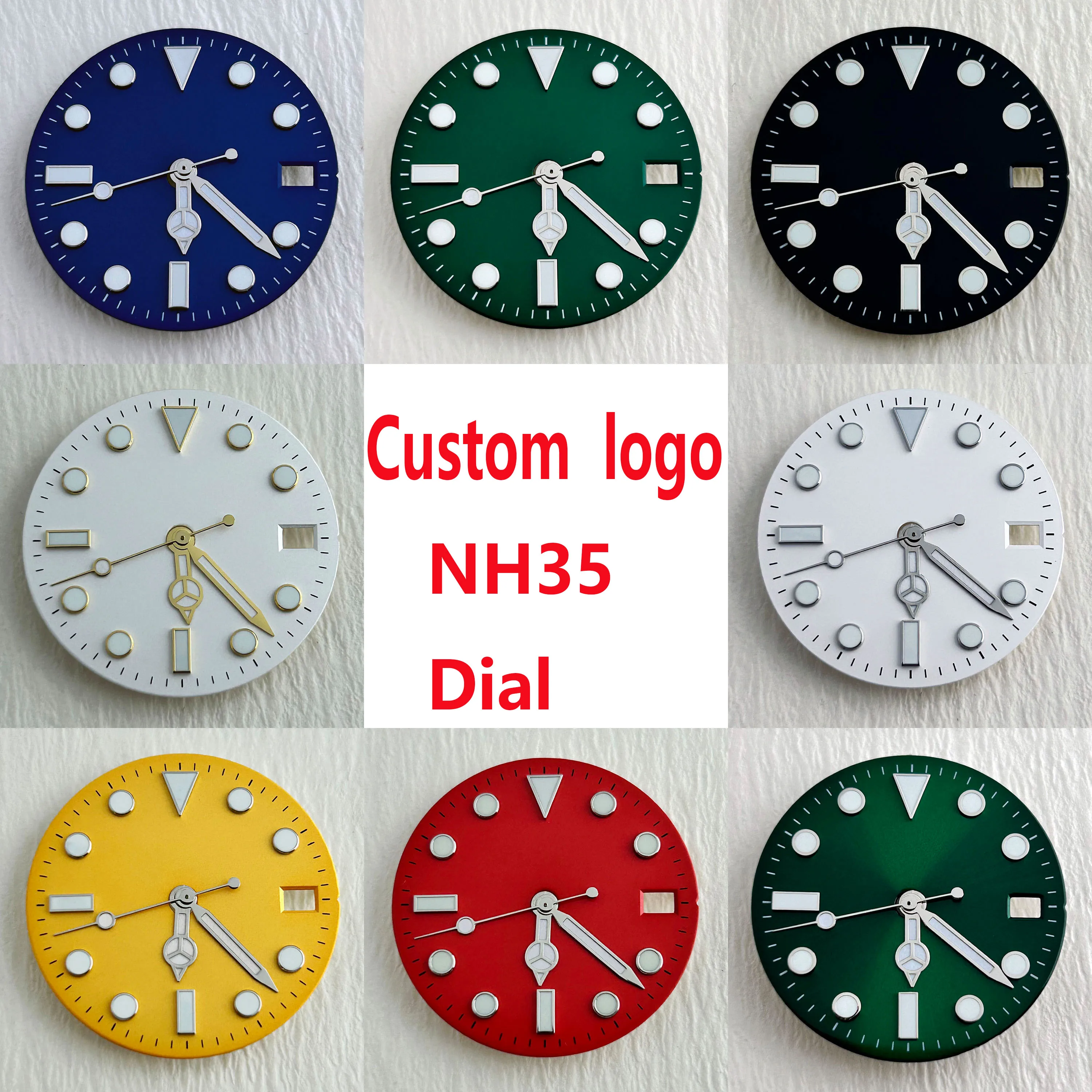 NH35 dial watch dial 28.5mm dial suitable for NH Series 35 movement watch accessories repair tool
NH35 dial watch dial 28.5mm dial suitable for NH Series 35 movement watch accessories repair tool