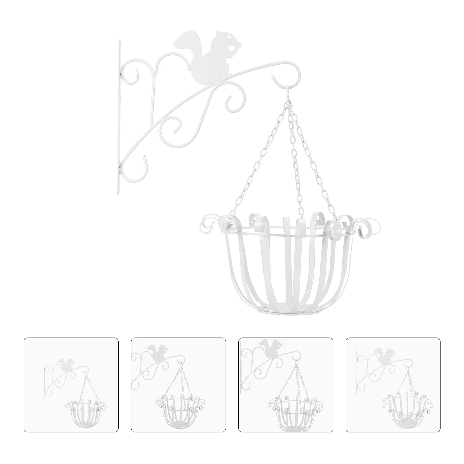 Flower Pot Hangers Hanging Stand Basket Pots for Plants Planter Holder White Iron Decor
Flower Pot Hangers Hanging Stand Basket Pots for Plants Planter Holder White Iron Decor