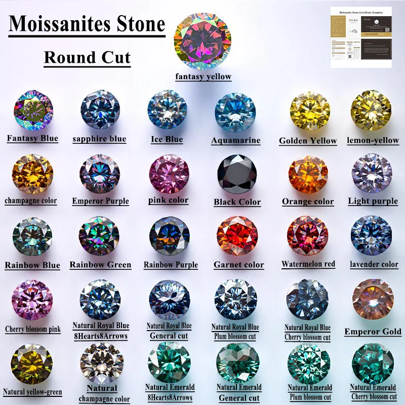 Moissanite Stone Round Cut VVS1 Combination chain with GRA Certificate Charms for Advanced Jewelry Making Materials
Moissanite Stone Round Cut VVS1 Combination chain with GRA Certificate Charms for Advanced Jewelry Making Materials