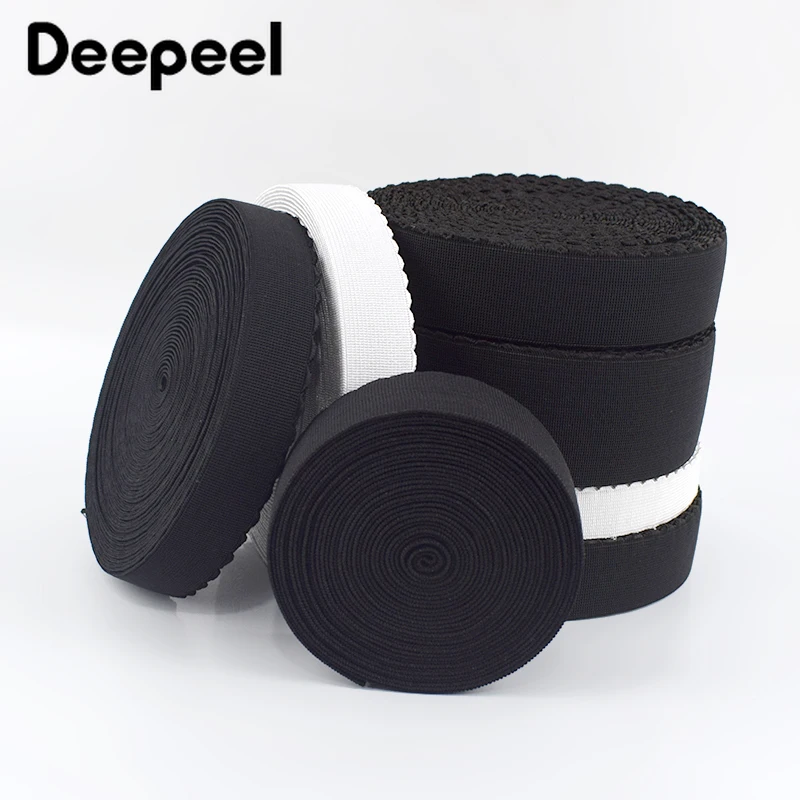 5M Deepeel 10-50mm Elastic Band for Sewing Underwear Rubber Bands Belt Dress Clothing Stretch Strap DIY Decoration Accessories
5M Deepeel 10-50mm Elastic Band for Sewing Underwear Rubber Bands Belt Dress Clothing Stretch Strap DIY Decoration Accessories