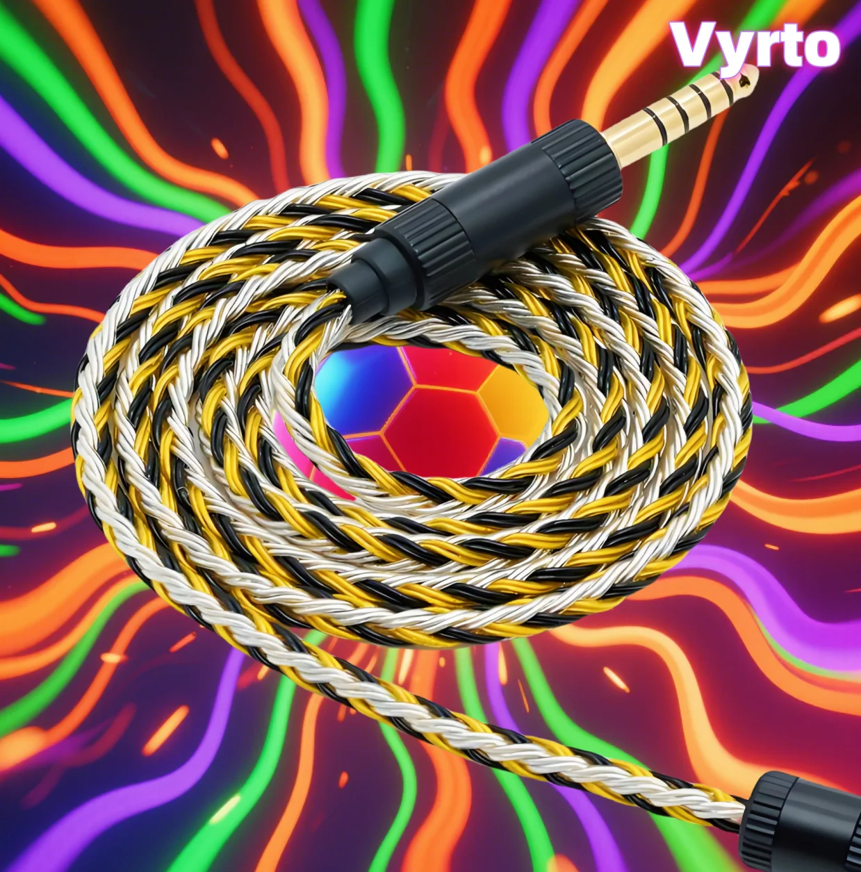 Vyrto-79 IEM Cable Gold Silver Black Single Crystal Copper Silver Plated HIFI Cable,Suitable For MMCX/IE80/2Pin 0.78/IMseries
Vyrto-79 IEM Cable Gold Silver Black Single Crystal Copper Silver Plated HIFI Cable,Suitable For MMCX/IE80/2Pin 0.78/IMseries