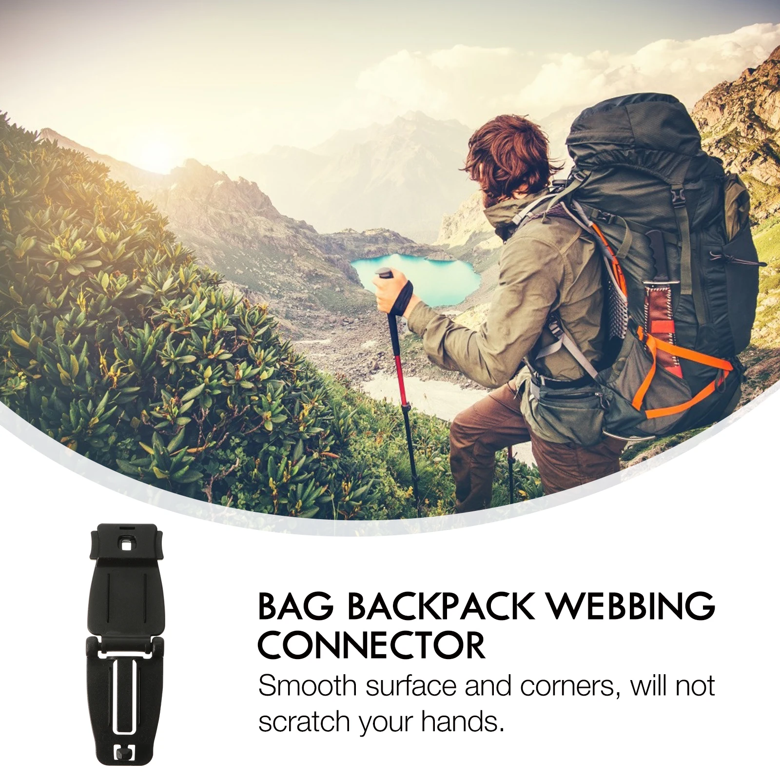 10pcs Backpack Accessories Durable Plastic Webbing Buckle Compact Lightweight Portable Connecting Buckle for Bag Pack
10pcs Backpack Accessories Durable Plastic Webbing Buckle Compact Lightweight Portable Connecting Buckle for Bag Pack