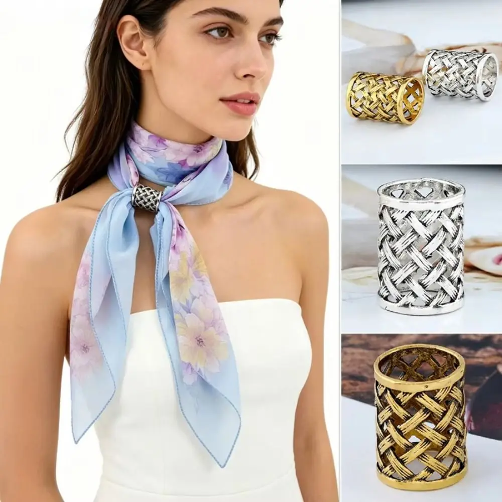 Alloy Scarf Buckle Ring Crossed Net Cylindrical Cloth Decorative Ornaments Antique Finish Scarves Clips Brooch Scarf Decoration
Alloy Scarf Buckle Ring Crossed Net Cylindrical Cloth Decorative Ornaments Antique Finish Scarves Clips Brooch Scarf Decoration