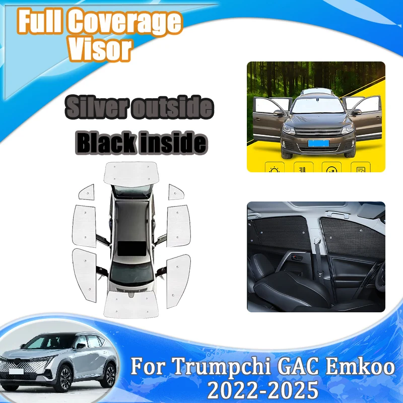 For Trumpchi GAC Emkoo Accessories 2022-2025 Car Full Coverage Sunshades Window Sunscreen Stickers Reflector Shade Visor Anti-UV
For Trumpchi GAC Emkoo Accessories 2022-2025 Car Full Coverage Sunshades Window Sunscreen Stickers Reflector Shade Visor Anti-UV