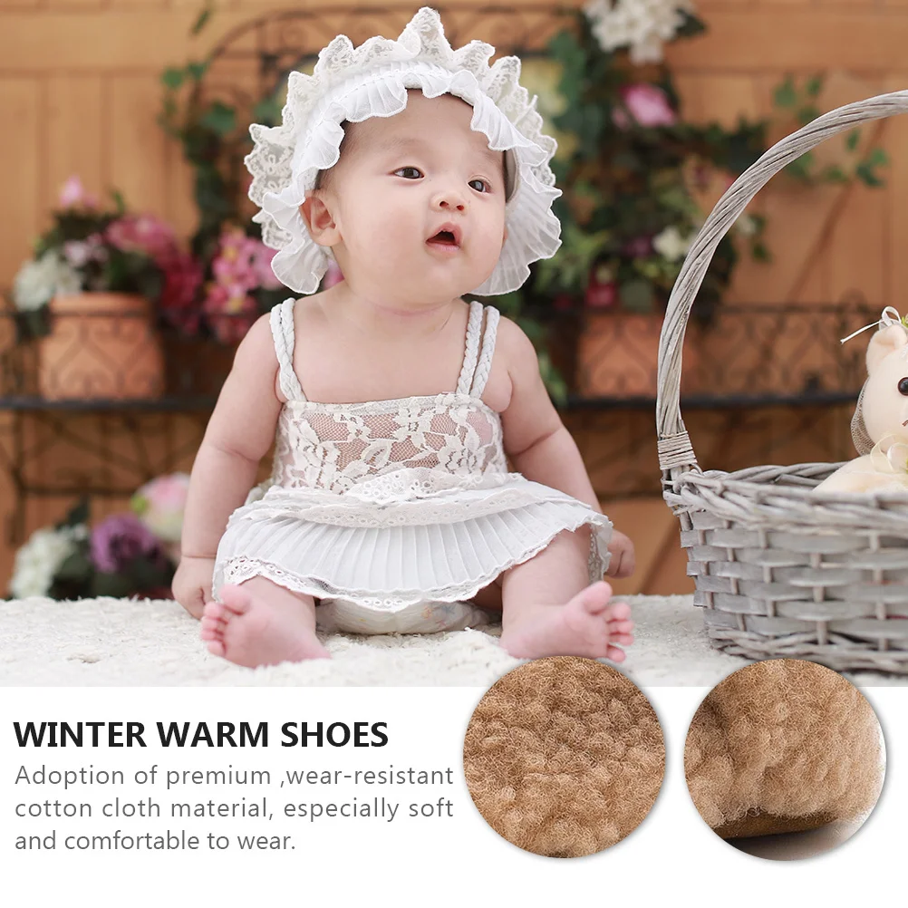 1 Pair Soft Sole Baby Winter Warm Prewalkers Anti-Slip Infant Cotton Shoes For Newborns Thickened Winter Baby Shoes
1 Pair Soft Sole Baby Winter Warm Prewalkers Anti-Slip Infant Cotton Shoes For Newborns Thickened Winter Baby Shoes