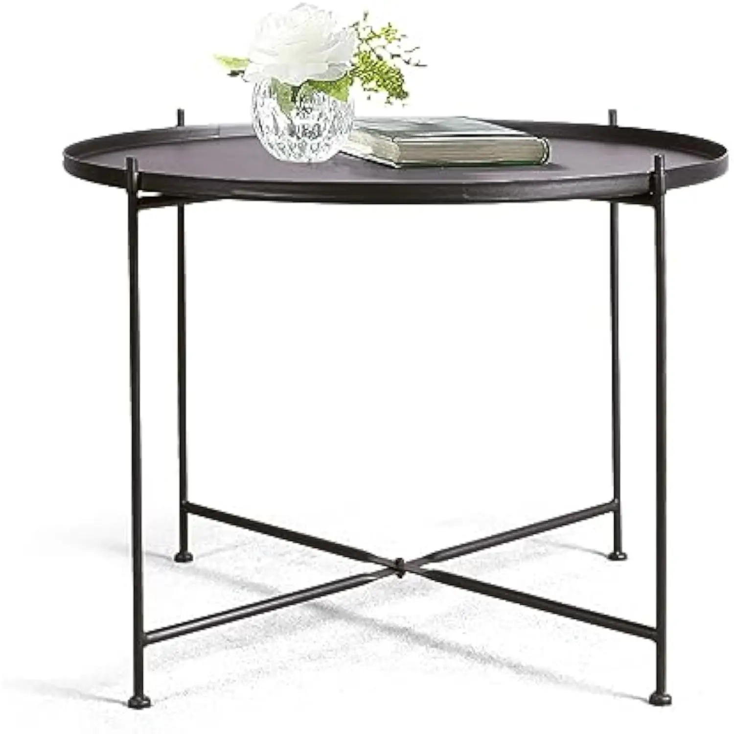 Sofa Round Side Table, Tray Metal End Table, Folding Accent Coffee Table,防水防锈 Outdoor&室内, (H) 21.65'' X (D
Sofa Round Side Table, Tray Metal End Table, Folding Accent Coffee Table,防水防锈 Outdoor&室内, (H) 21.65'' X (D