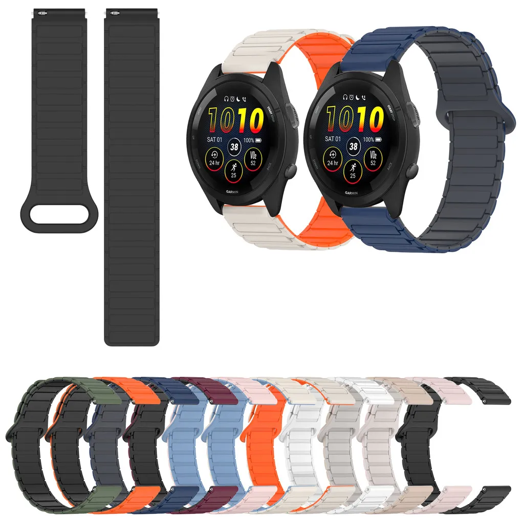 Магнитный силиконовый ремешок для Garmin Forerunner 265 255 245 255S 265S 245M 645 645M 55 158 165 Музыкальные часы Водонепроницаемый браслет
Магнитный силиконовый ремешок для Garmin Forerunner 265 255 245 255S 265S 245M 645 645M 55 158 165 Музыкальные часы Водонепроницаемый браслет
