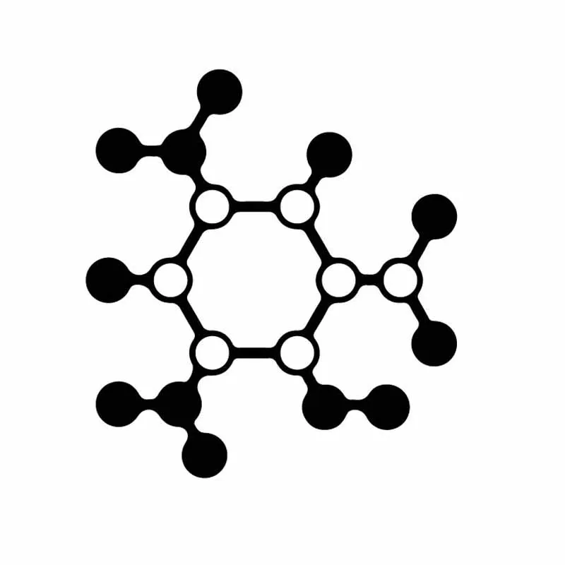Scientist Molecular Graphic Contour Decals Car Window Decoration Personality Pvc Waterproof Decals Black/white, 15cm*14cm
Scientist Molecular Graphic Contour Decals Car Window Decoration Personality Pvc Waterproof Decals Black/white, 15cm*14cm