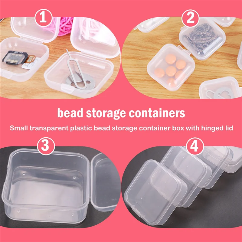 AB15-Small Clear Plastic Beads Storage Containers Box With Hinged Lid For Accessories,Crafts,Learning Supplies,Screws,Drills
AB15-Small Clear Plastic Beads Storage Containers Box With Hinged Lid For Accessories,Crafts,Learning Supplies,Screws,Drills