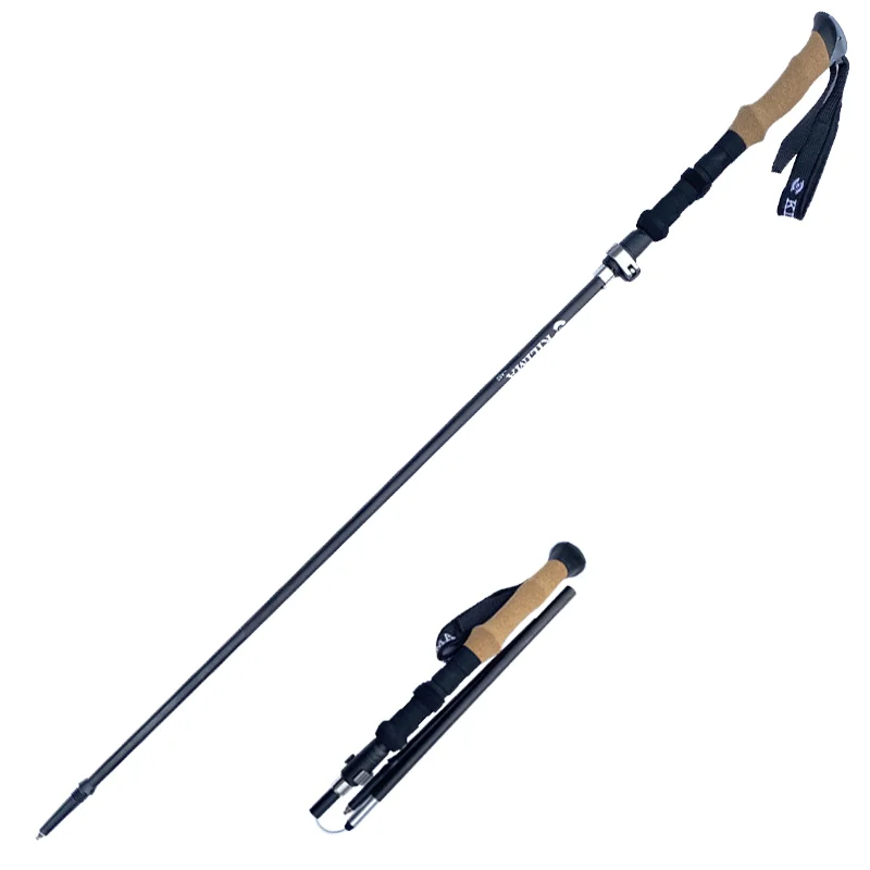 Men's And Women's Adjustable Folding Hiking Poles Wood Cork Iron EVA Handle 3 Sections 150kg Load-bearing, For Mountaineering
Men's And Women's Adjustable Folding Hiking Poles Wood Cork Iron EVA Handle 3 Sections 150kg Load-bearing, For Mountaineering