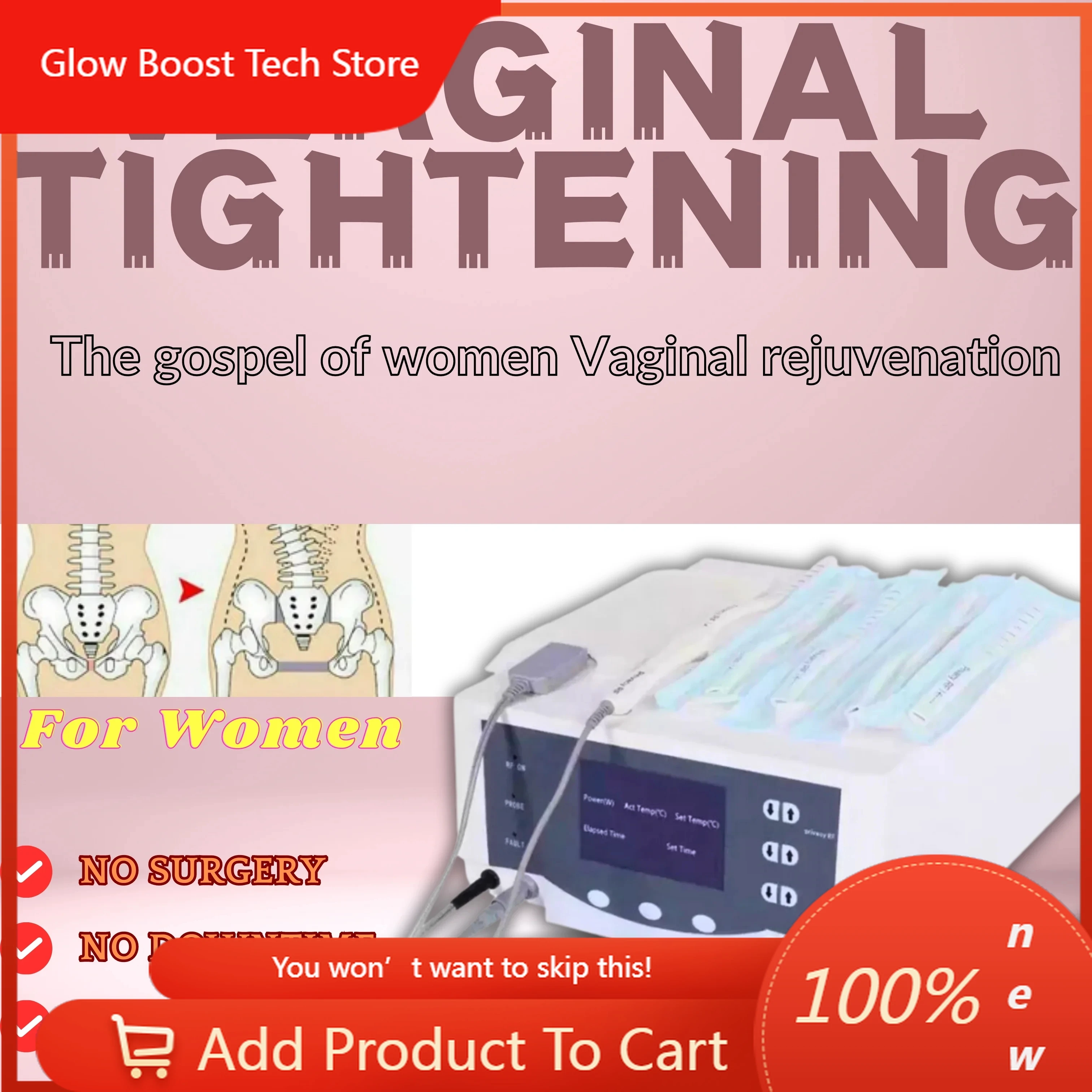 GBThermiva Fractional RF Machine For Private Skin Lift Rejuvenation Private Care Tightening Repair Fraction Rf Machine
GBThermiva Fractional RF Machine For Private Skin Lift Rejuvenation Private Care Tightening Repair Fraction Rf Machine