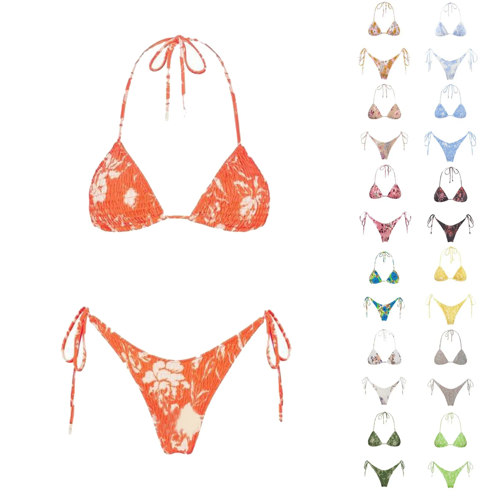 Sexy Bikini 2023 Swimsuit Women Swimwear Push Up Bikini Set Thong Brazilian Bathing Suit Beach Wear
Sexy Bikini 2023 Swimsuit Women Swimwear Push Up Bikini Set Thong Brazilian Bathing Suit Beach Wear