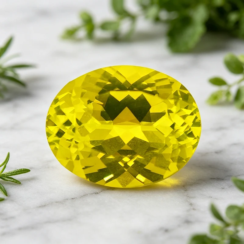 New Canary Yellow Color Yttrium Aluminium Garnet Loose Gemstone Lab Diamonds Oval Cut YAG Stones for Jewelry Making
New Canary Yellow Color Yttrium Aluminium Garnet Loose Gemstone Lab Diamonds Oval Cut YAG Stones for Jewelry Making