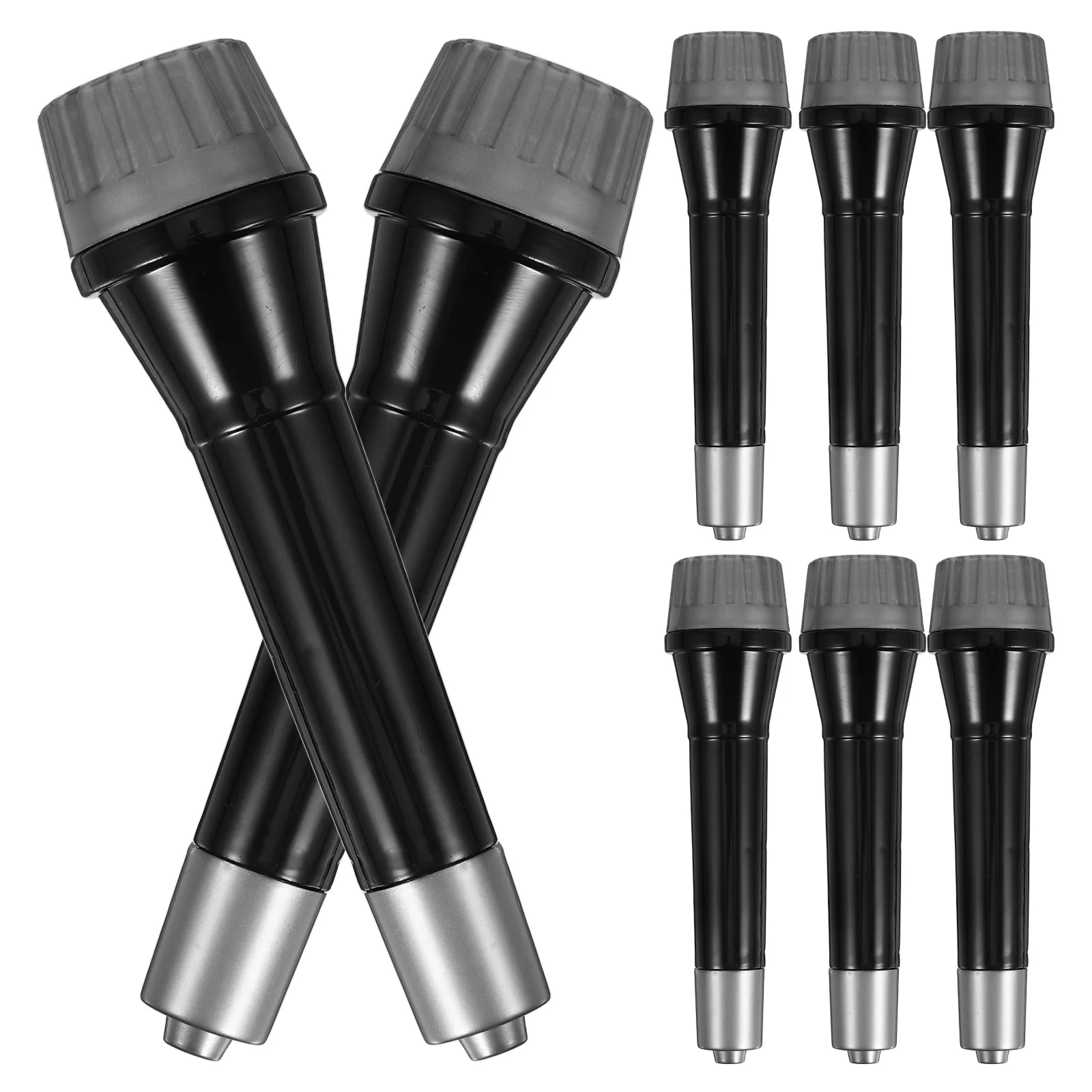 8Pcs Children Microphone Models Toys Plastic Funny Microphone Musical Toys Party Performance Toy Black 
8Pcs Children Microphone Models Toys Plastic Funny Microphone Musical Toys Party Performance Toy Black