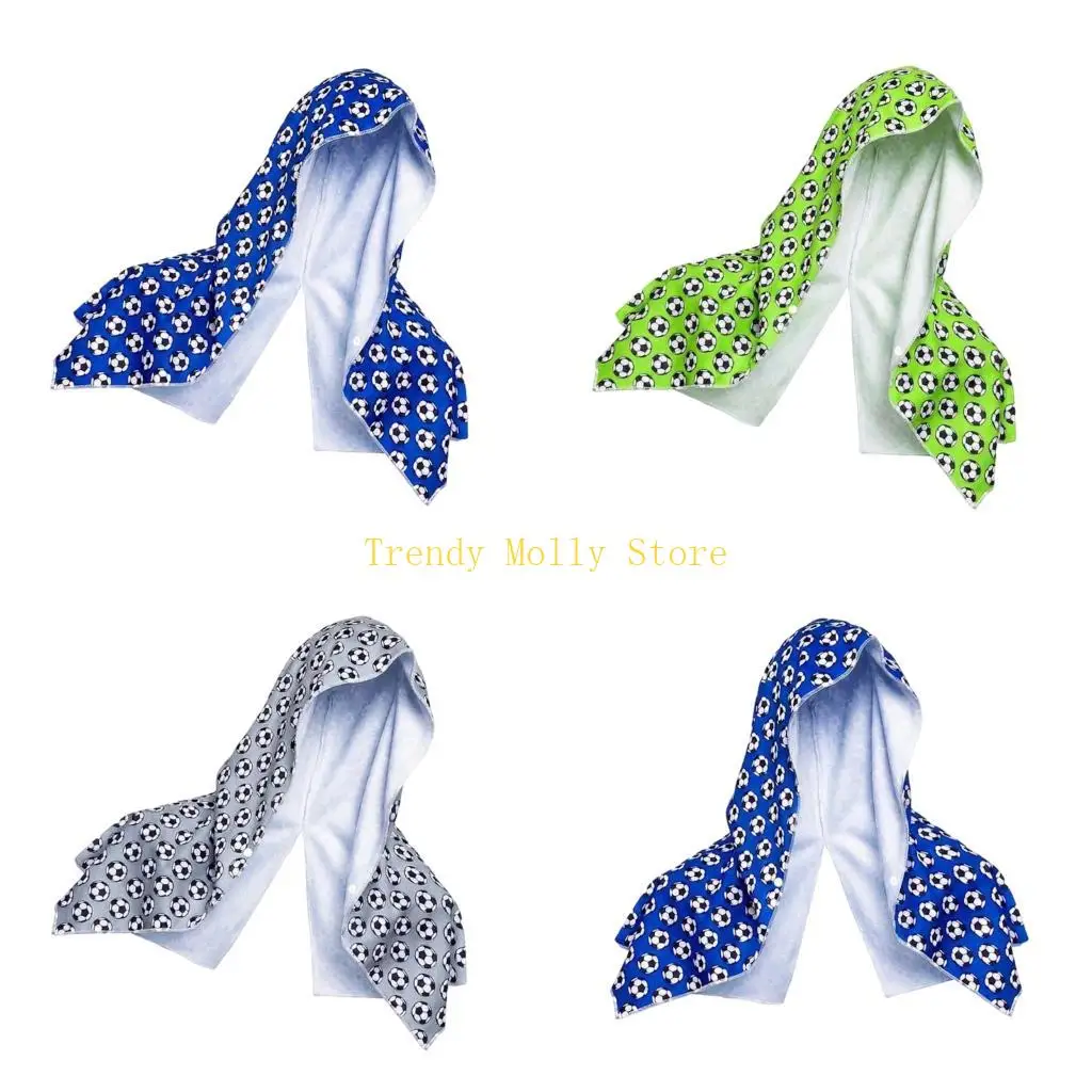 N5KB Lightweight Performances Towel Headscarf For Soccer Event Fan Feature Cooling Technology Sweat Absorption
N5KB Lightweight Performances Towel Headscarf For Soccer Event Fan Feature Cooling Technology Sweat Absorption