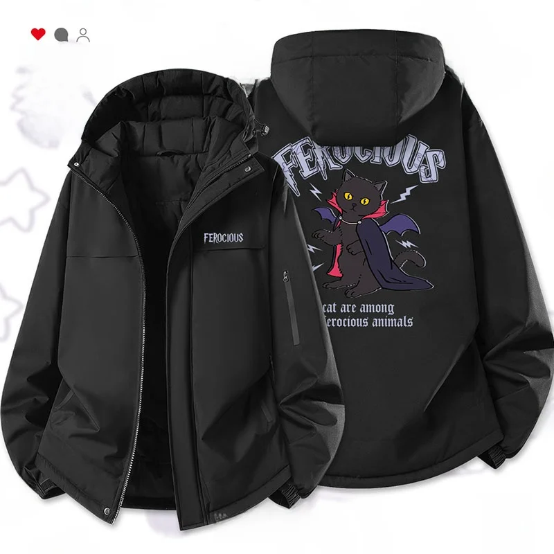 Утепленная хлопковая куртка с мультяшным принтом на Хэллоуин, зимняя верхняя одежда для молодежи, модная, ветрозащитная
Утепленная хлопковая куртка с мультяшным принтом на Хэллоуин, зимняя верхняя одежда для молодежи, модная, ветрозащитная