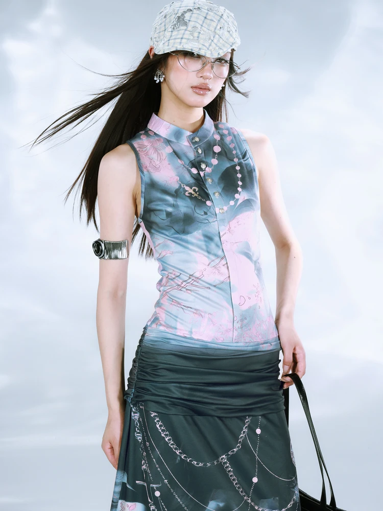 New 2025 Retro Print Knitted Elastic Chinese Sle Dr Women's Faion Spring Summer Autumn Svel Stand Collar Dr
New 2025 Retro Print Knitted Elastic Chinese Sle Dr Women's Faion Spring Summer Autumn Svel Stand Collar Dr