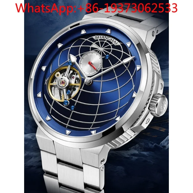 Customized Watch Hongmeng Earth Caruso Tourbillon Blue Planet Rotary Disc Mechanical Watch 8012 Limited Edition
Customized Watch Hongmeng Earth Caruso Tourbillon Blue Planet Rotary Disc Mechanical Watch 8012 Limited Edition