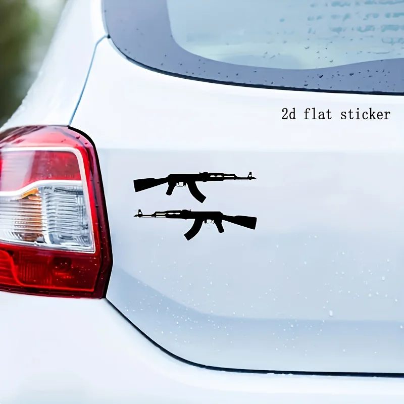 1 комплект, модная черная автомобильная наклейка с силуэтом винтовки, подходит для журналов, аккумуляторов, пеналов, дверных знаков и брелков
1 комплект, модная черная автомобильная наклейка с силуэтом винтовки, подходит для журналов, аккумуляторов, пеналов, дверных знаков и брелков