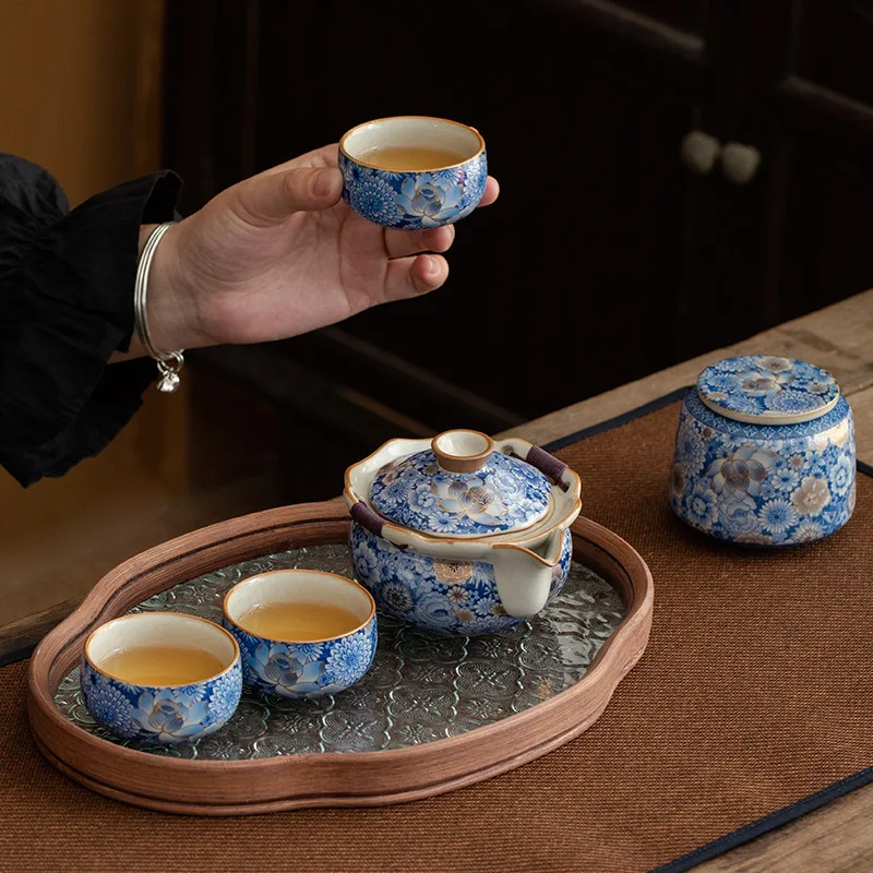 Ruyao Kung Fu Tea Set Gift Box Set Home Tea Maker High-end Gift
Ruyao Kung Fu Tea Set Gift Box Set Home Tea Maker High-end Gift