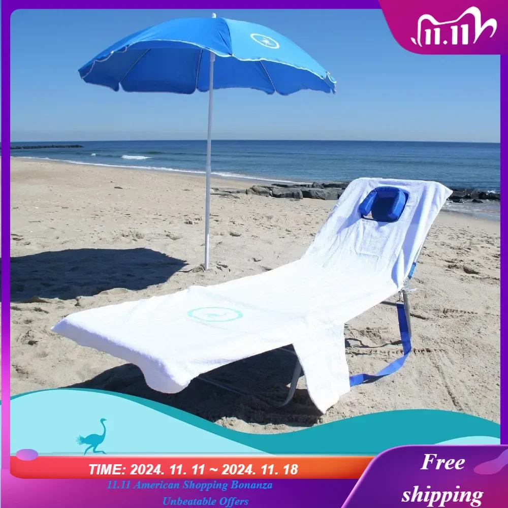 Ladies Comfort Lounger with Chest Support, Portable Reclining Outdoor Patio Beach Lawn Camping Pool Tanning Chair, Blue Stripe
Ladies Comfort Lounger with Chest Support, Portable Reclining Outdoor Patio Beach Lawn Camping Pool Tanning Chair, Blue Stripe
