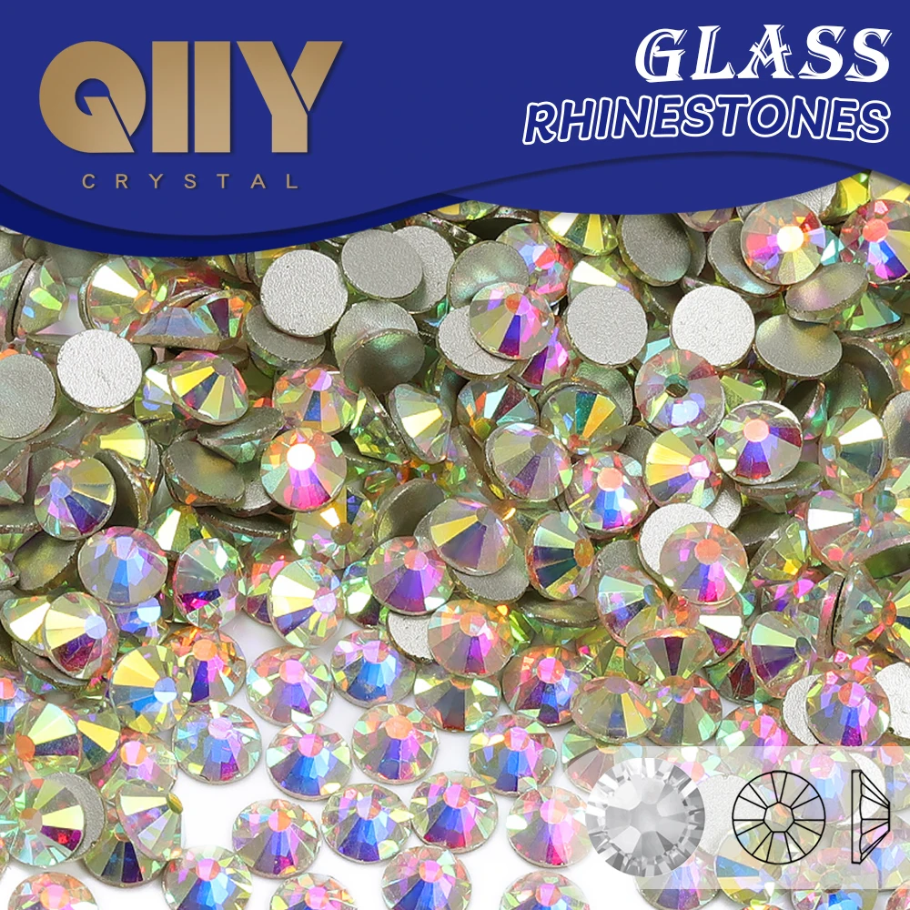 QIIY Кристалл AB SS3-SS30 AAAAA Стекло без горячей фиксации Стразы с плоской задней частью Блестящие камни Украшения для дизайна ногтей DIY Аксессуары
QIIY Кристалл AB SS3-SS30 AAAAA Стекло без горячей фиксации Стразы с плоской задней частью Блестящие камни Украшения для дизайна ногтей DIY Аксессуары