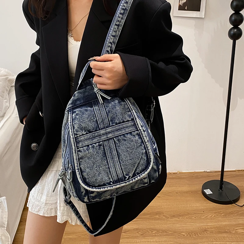 New fashionable women's denim solid color shoulder bag backpack handbag ita bag рюкзак женский mochila 백팩 bags for woman bags
New fashionable women's denim solid color shoulder bag backpack handbag ita bag рюкзак женский mochila 백팩 bags for woman bags