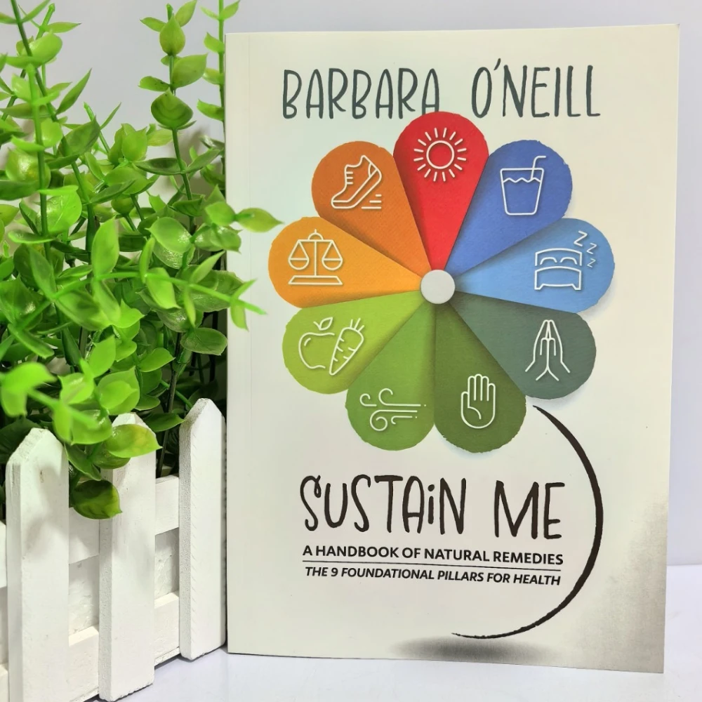 Книга Sustain Me by Barbara O'Neill обеспечивает вдохновляющие внутренники для повышения жизни/самотивации/психологической регулировки
Книга Sustain Me by Barbara O'Neill обеспечивает вдохновляющие внутренники для повышения жизни/самотивации/психологической регулировки