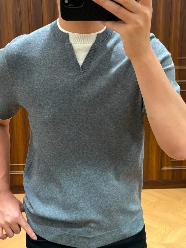 Мужская трикотажная футболка Ged3: модная, универсальная, стильная, премиум-класса, европейский кэжуал, осенняя новинка
Мужская трикотажная футболка Ged3: модная, универсальная, стильная, премиум-класса, европейский кэжуал, осенняя новинка