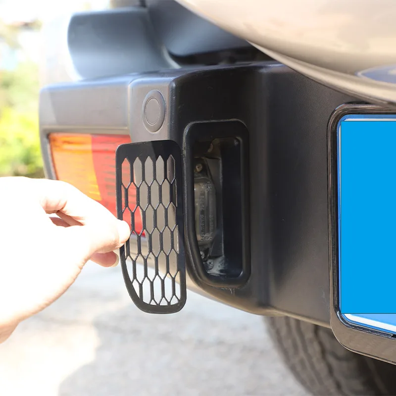 For Toyota FJ Cruiser 2007-2021 Carbon Steel Material Car Rear License Plate Lights Protective Mesh Cover Decorate Accessories
For Toyota FJ Cruiser 2007-2021 Carbon Steel Material Car Rear License Plate Lights Protective Mesh Cover Decorate Accessories