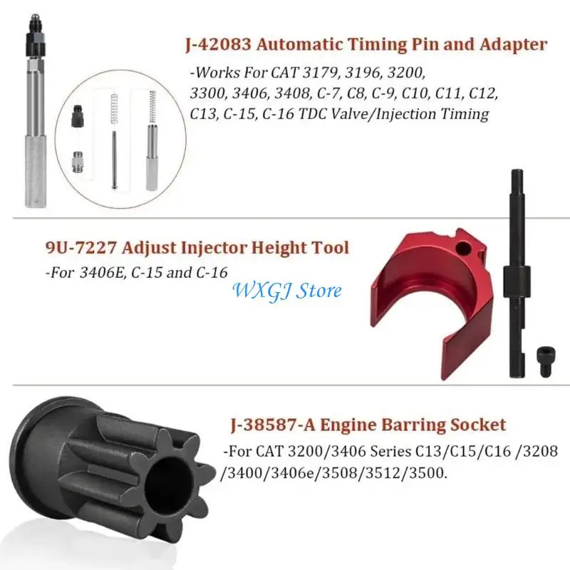 37JE Replace J-42083 9S9082 Automatic Timing Pin for Caterpillar 3406E C-15 C-16 & Injector Height Adjustment Tool
37JE Replace J-42083 9S9082 Automatic Timing Pin for Caterpillar 3406E C-15 C-16 & Injector Height Adjustment Tool