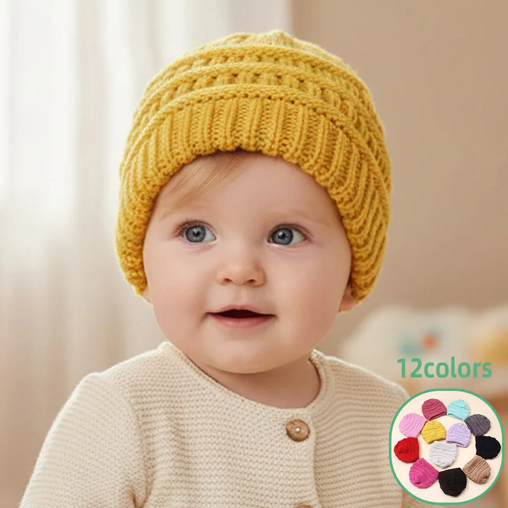 Baby Knit Hat Winter Warm Beanie for Boys Girls Soft Elastic Cable Textured Cap Newborn Infant Toddler Bonnet Headwear 1PC
Baby Knit Hat Winter Warm Beanie for Boys Girls Soft Elastic Cable Textured Cap Newborn Infant Toddler Bonnet Headwear 1PC