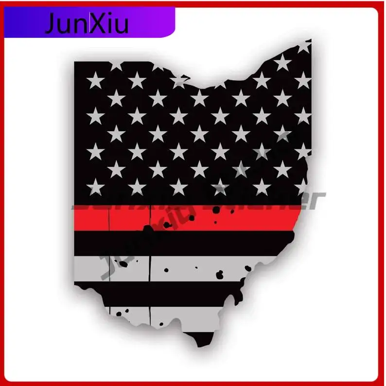 Distressed Ohio State Shaped Subdued Us Flag Thin Red Line Sticker Uv Protected Fire Firefighter Safety Oh Car Sticker Vinyl
Distressed Ohio State Shaped Subdued Us Flag Thin Red Line Sticker Uv Protected Fire Firefighter Safety Oh Car Sticker Vinyl