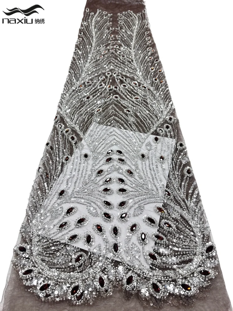 Madison Heavy African Beaded Lace 2026 High Quality Stones Nigerian French Mesh Lace Fabric With Sequins For Wedding Party Dress
Madison Heavy African Beaded Lace 2026 High Quality Stones Nigerian French Mesh Lace Fabric With Sequins For Wedding Party Dress